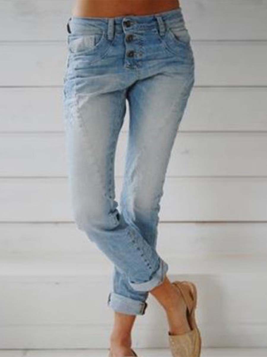 Amsoin Slim Straight Jeans