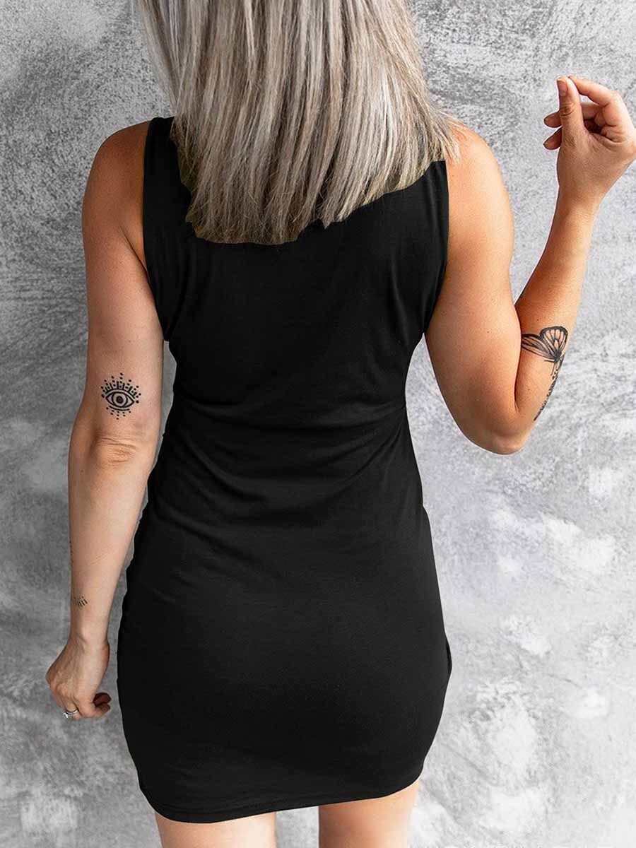 Amsoin Vest Slim Skirt