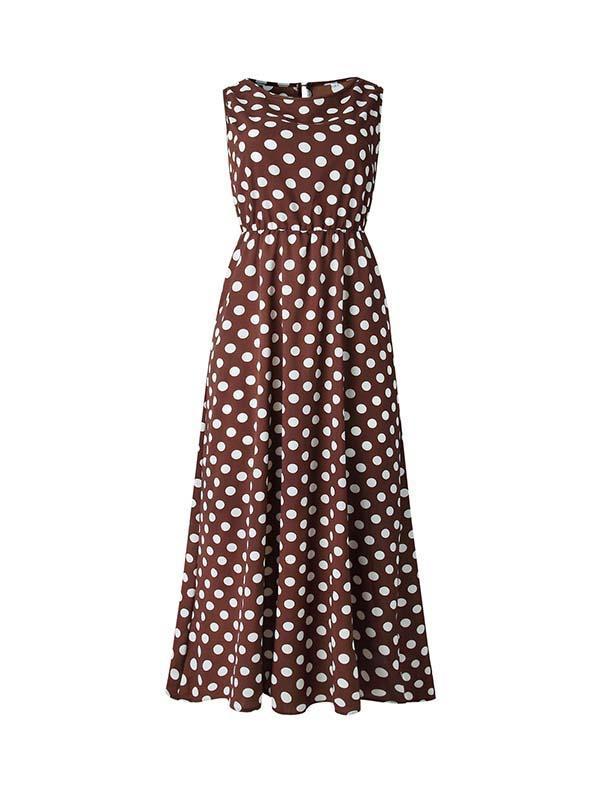 Amsoin Polka Dot Dress