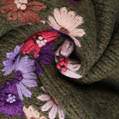 Hand chain hook thick needle thick knit sweater