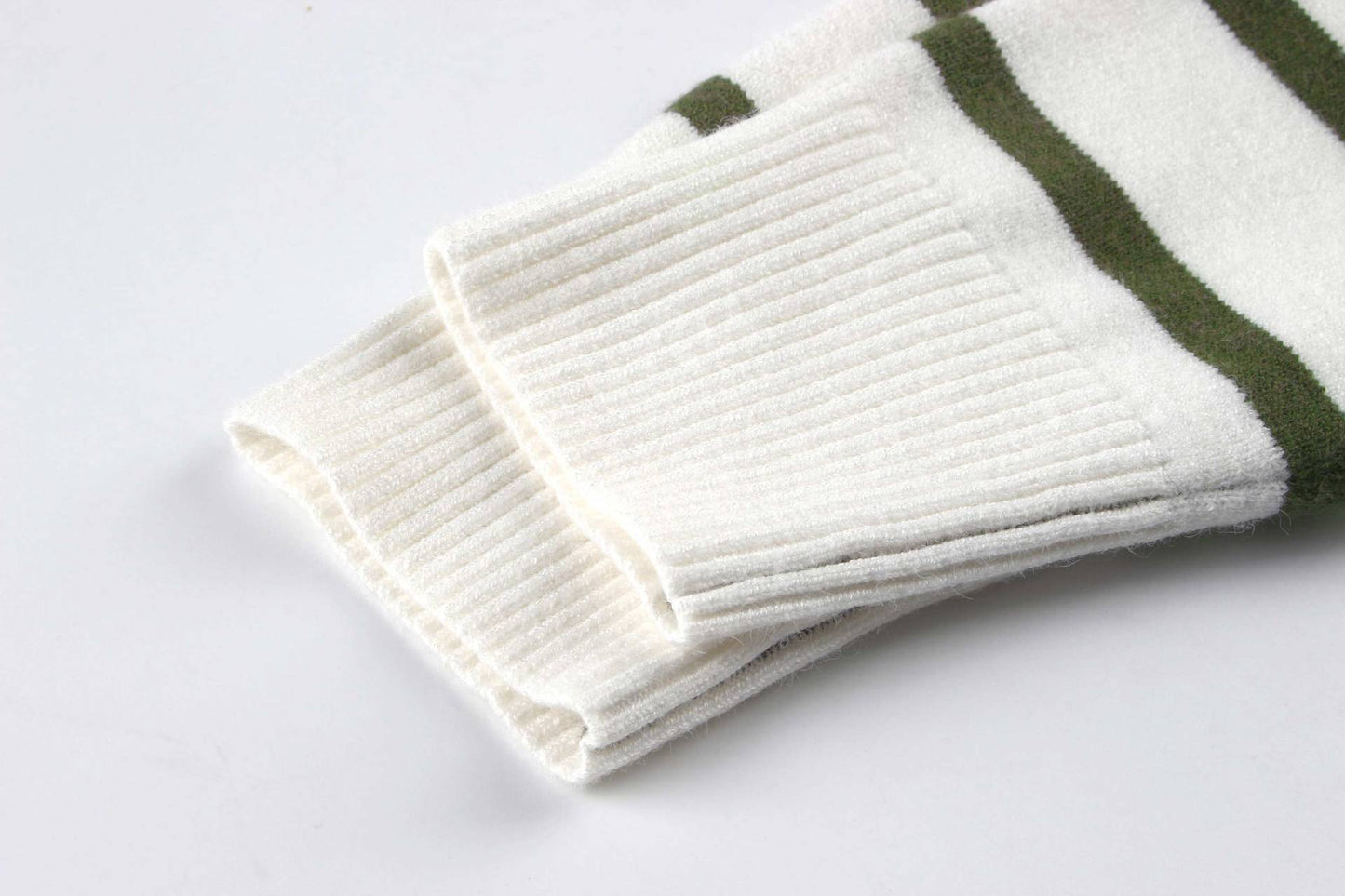 Women's Striped Color Matching Sweater