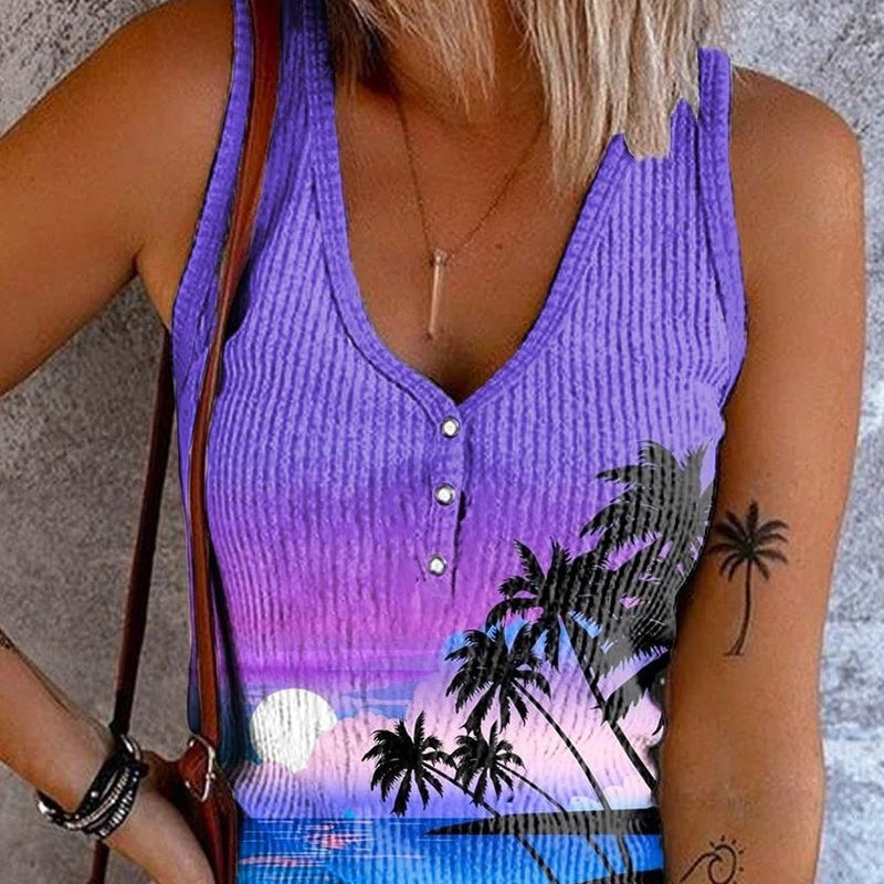 Women's Printed Tank Top