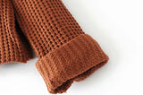 Amsoin Leisure High-Collar Sweater