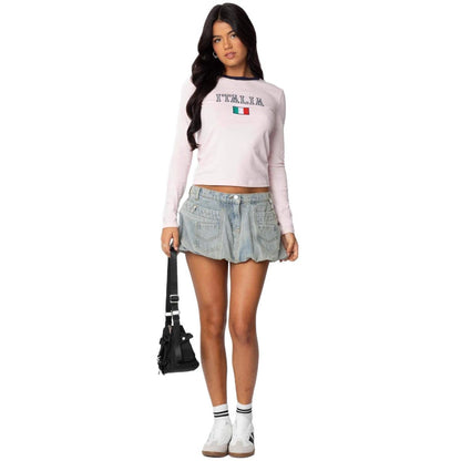 Women's Denim Skirt Niche Retro