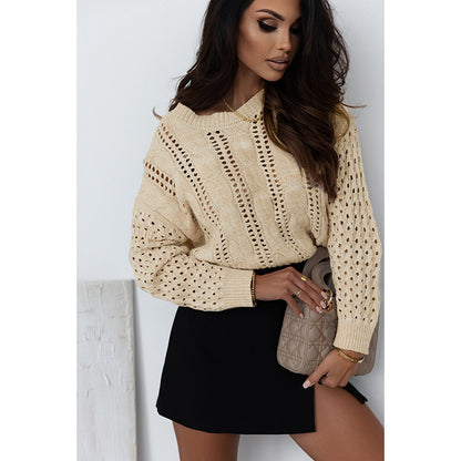 Amsoin Round Neck Idle Style Knitwear