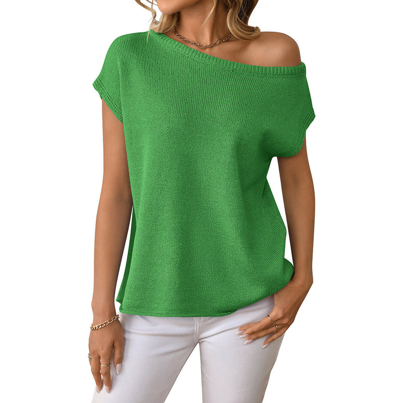 Knitted Y2g Summer Knitwear Sweater Pullover Top