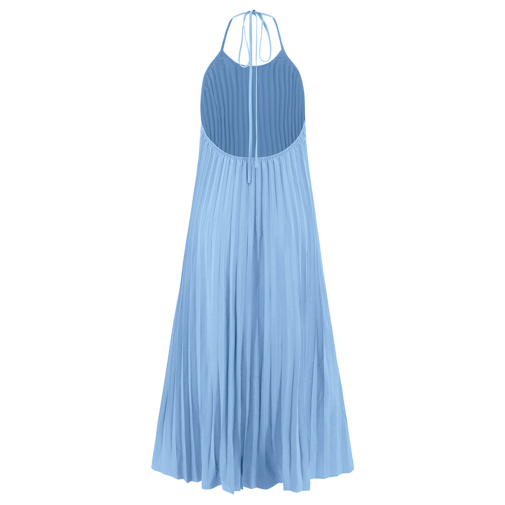 Amsoin Pleated Sling Dress