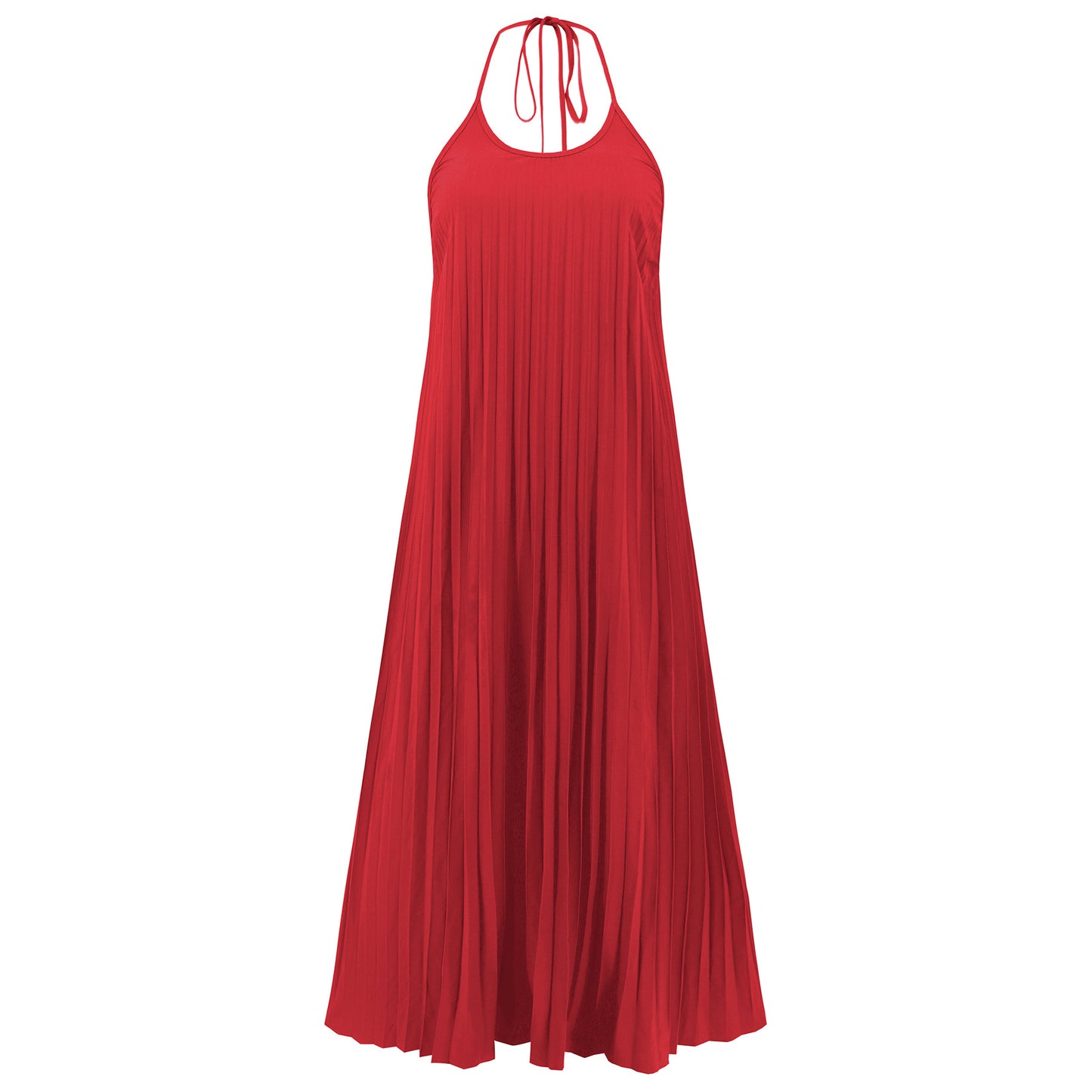 Amsoin Pleated Sling Dress