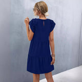 Amsoin Casual Ruffle Sleeve Dresses