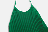 Amsoin Pleated Sling Dress