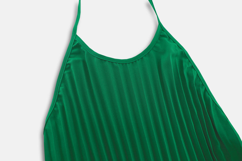 Amsoin Pleated Sling Dress
