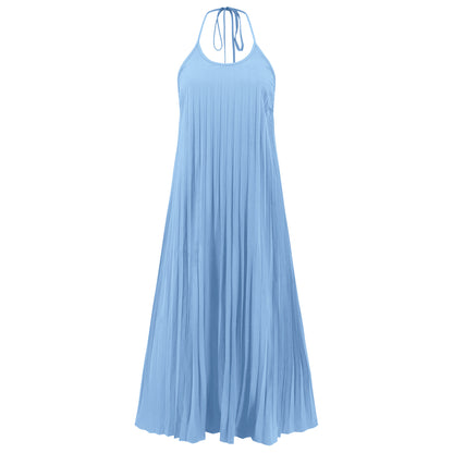 Amsoin Pleated Sling Dress