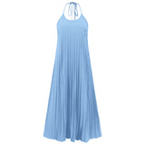 Amsoin Pleated Sling Dress