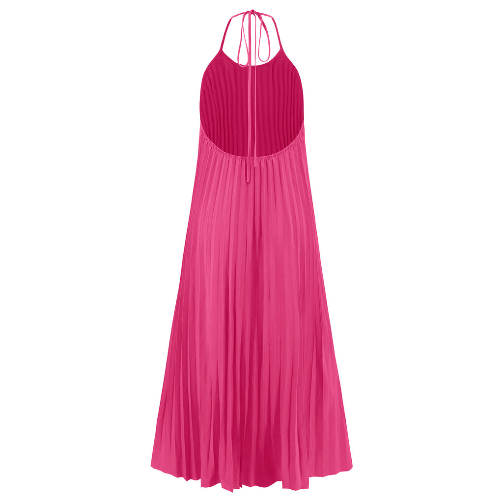 Amsoin Pleated Sling Dress