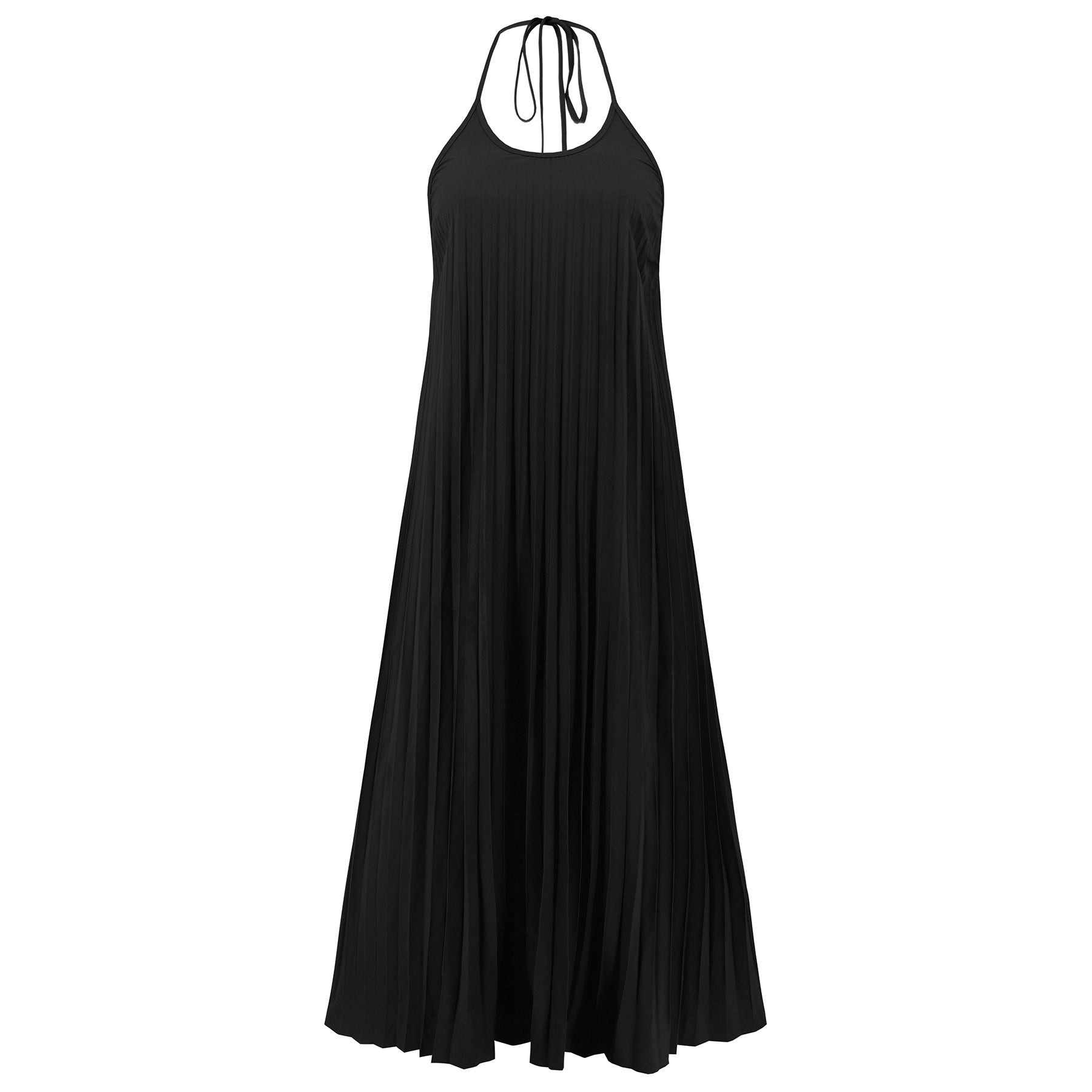 Amsoin Pleated Sling Dress