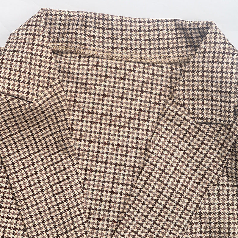 Amsoin Plaid Blazer