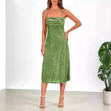 Mid-length Flower Dress Women