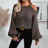 Women's New Fashion Personality Twist Knit Sweater