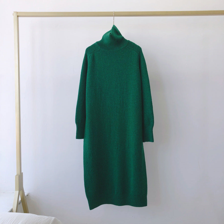 Loose And Lazy Style Slim Sweater Skirt