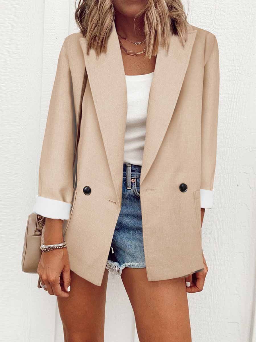 Amsoin Fashion Slim-Fit Blazer