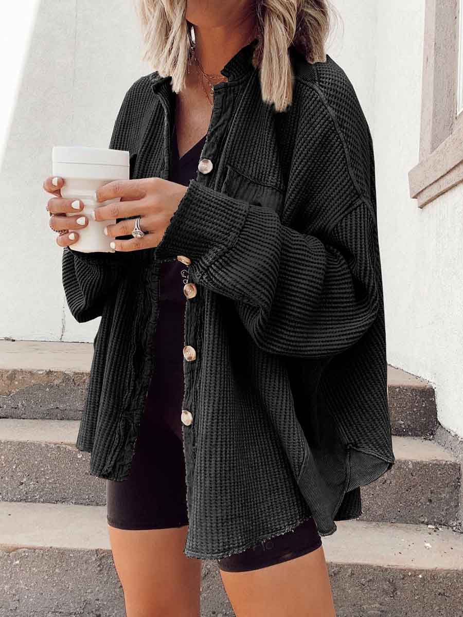 Amsoin Loose Irregular Pocket Tops