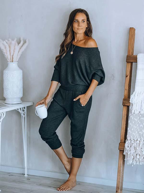 Amsoin Off-Shoulder Two Sets