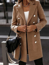 Amsoin Double Breasted Coat