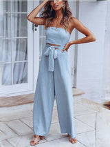 Amsoin Off The Shoulder Jumpsuit