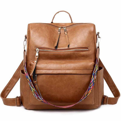 Amsoin Retro Brown Backpack