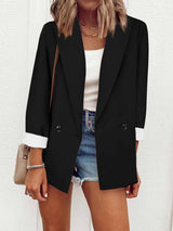 Amsoin Fashion Slim-Fit Blazer