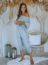 Amsoin Off-Shoulder Two Sets