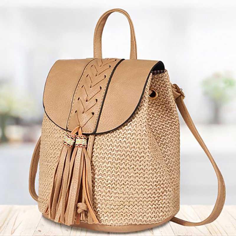 Amsoin Casual Straw Handbags