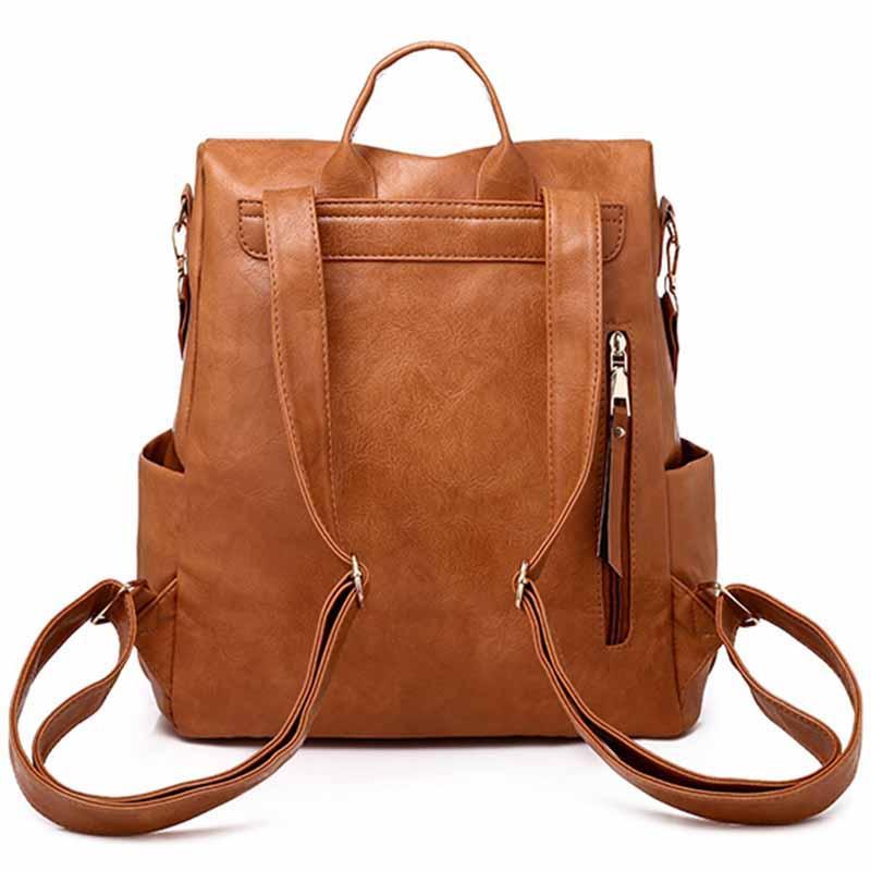 Amsoin Retro Brown Backpack