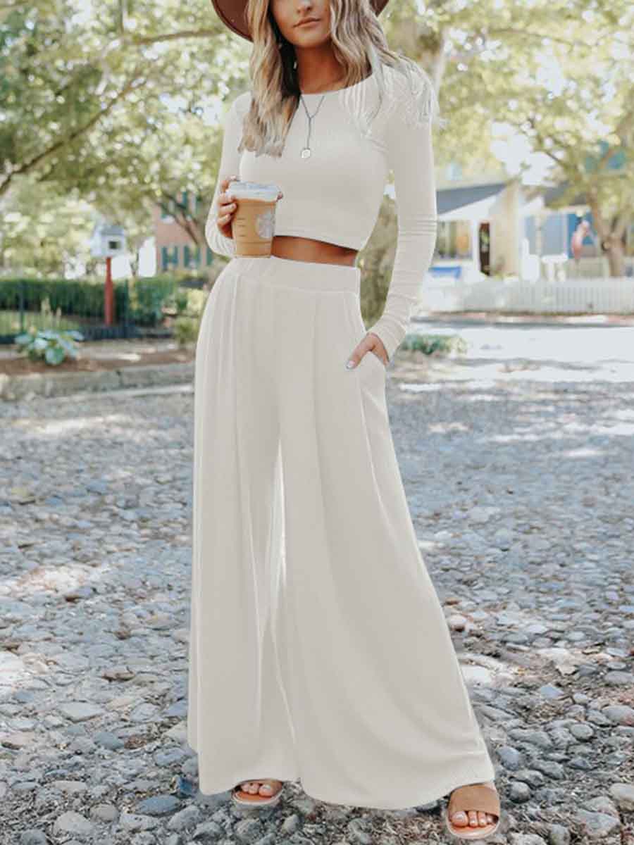 Amsoin Casual Two Piece Set