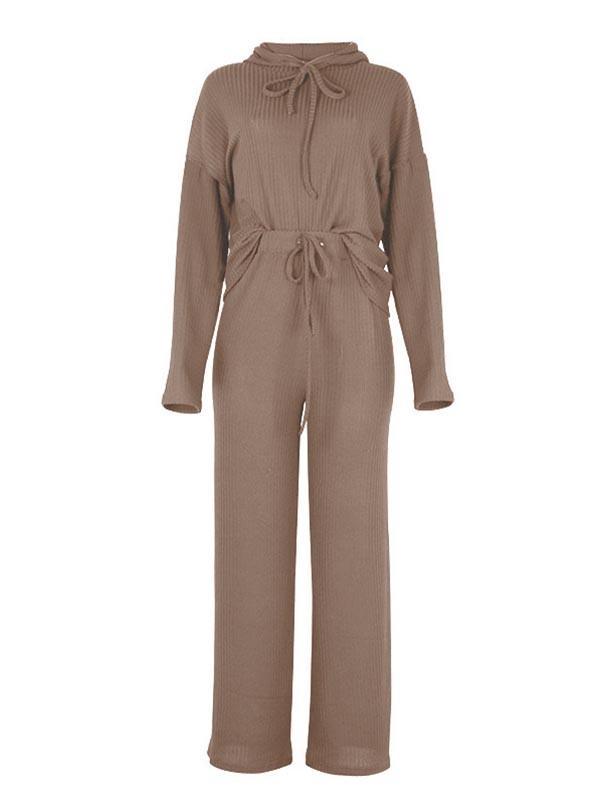 Amsoin Loose Hooded Two Sets