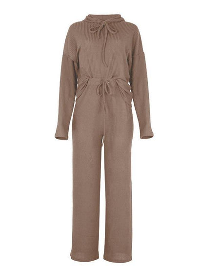 Amsoin Loose Hooded Two Sets