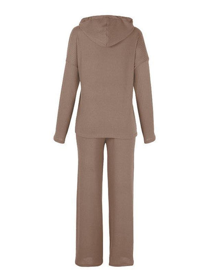 Amsoin Loose Hooded Two Sets