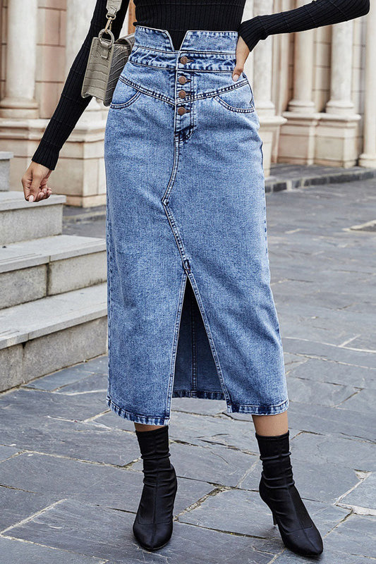 Fashion Street Solid Asymmetrical Type A Bottoms