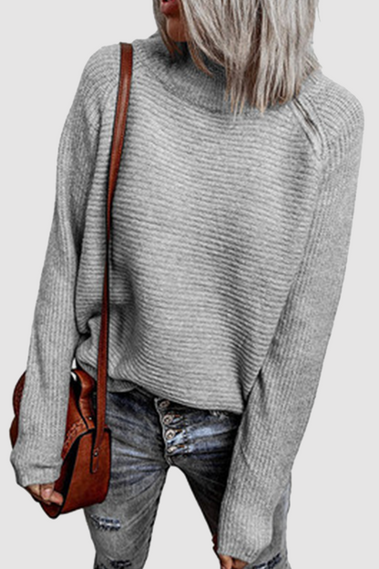 Amsoin Casual Solid Zipper O Neck Tops Sweater(4 Colors)