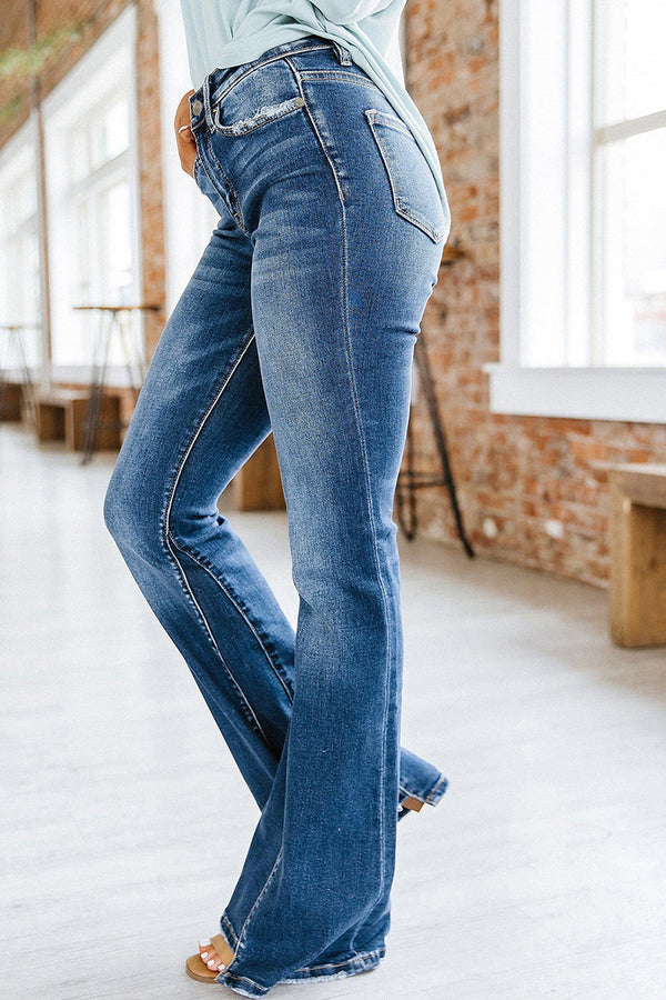Amsoin Boot Cut Denim Jeans