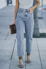 Amsoin Straight Denim Jeans