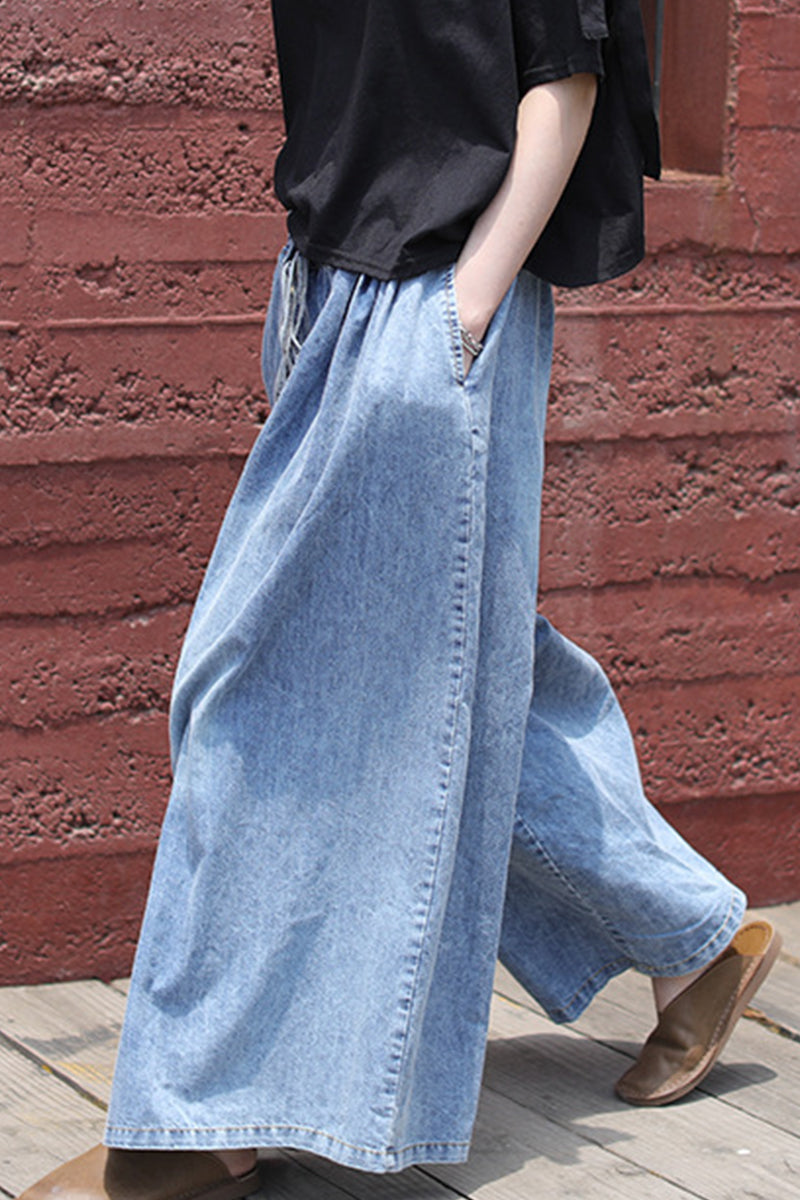 Amsoin High Waist Boot Cut Denim Jeans