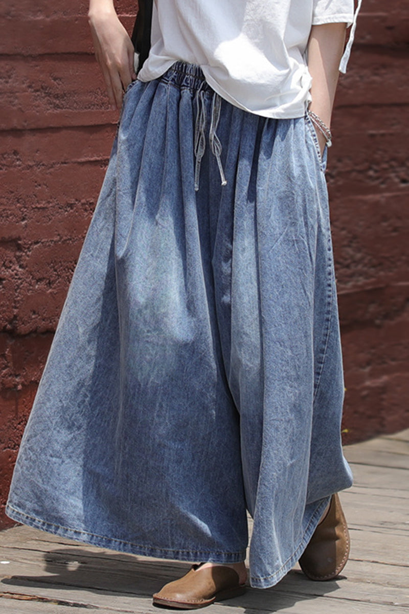 Amsoin High Waist Boot Cut Denim Jeans