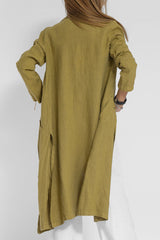 Casual Solid Pocket Turn-back Collar Outerwear
