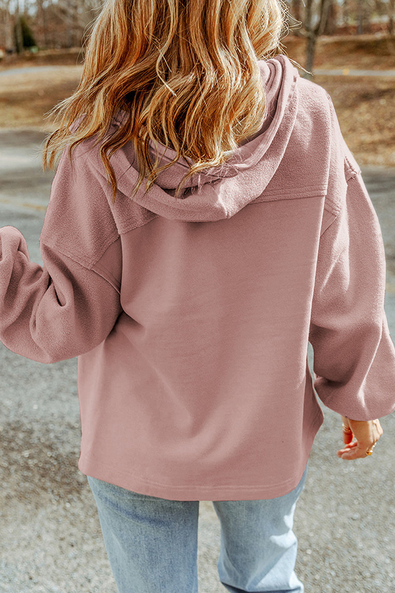 Casual Solid Zipper Hooded Collar Outerwear(5 Colors)