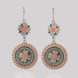 Bohemian Vintage Geometric Patchwork Earrings