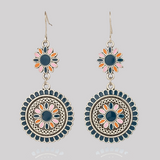 Bohemian Vintage Geometric Patchwork Earrings