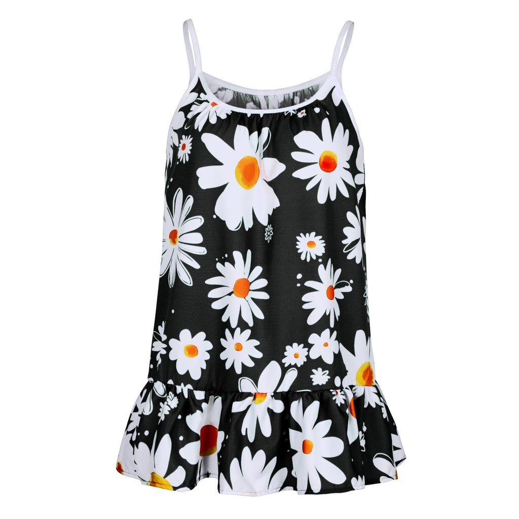 Amsoin Sling Print Top