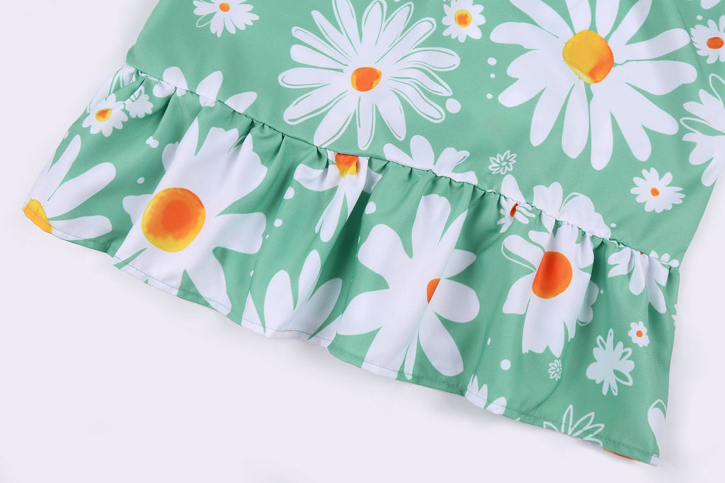 Amsoin Sling Print Top