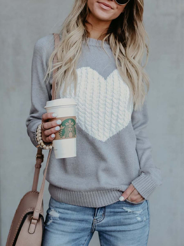 Amsoin Love Shaped Sweater
